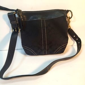 Black Coach Medium Crossbody
